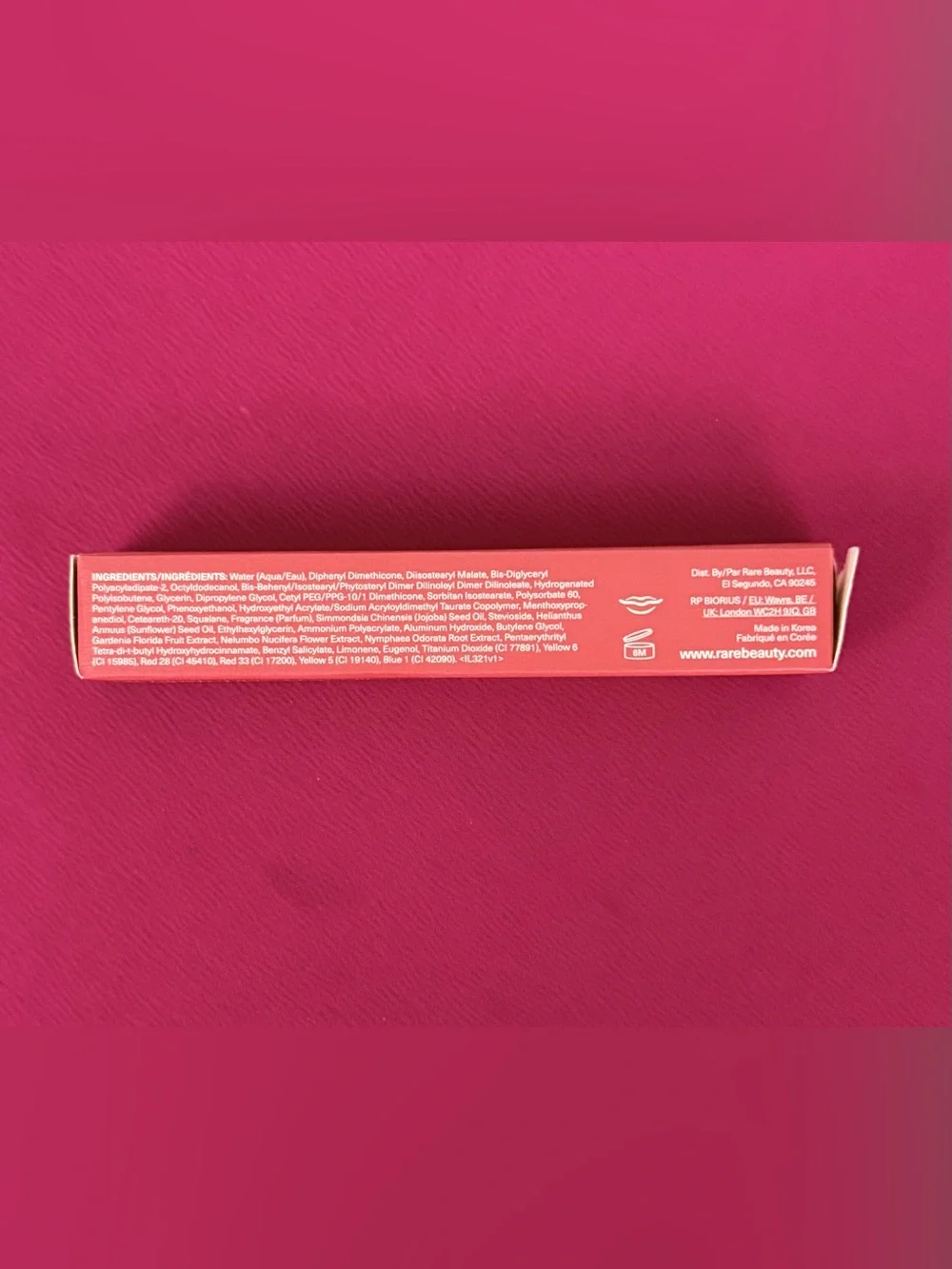 Rare Beauty Soft Pinch Soft Pink “Happy” Lightweight Lip Oil 0.10fl.oz./3ml NWT
